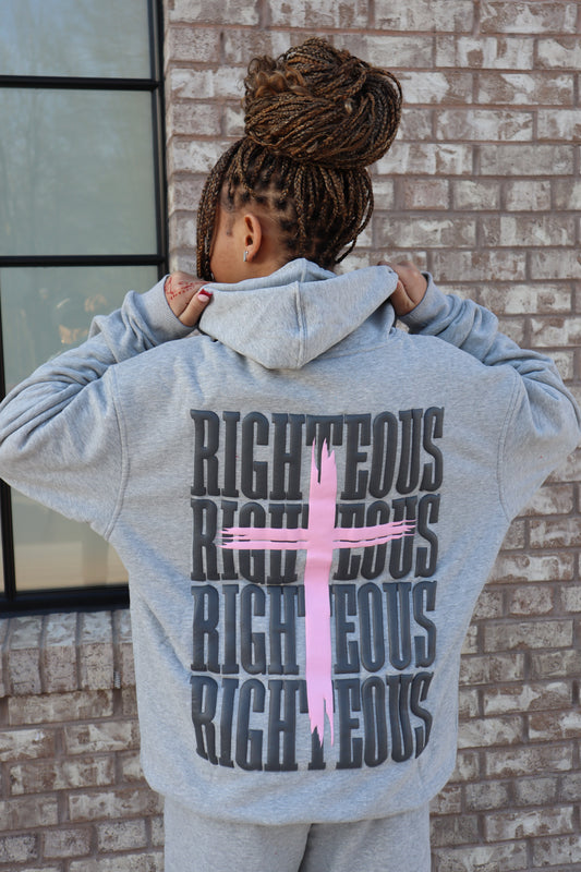 Grey Righteous Hoodie