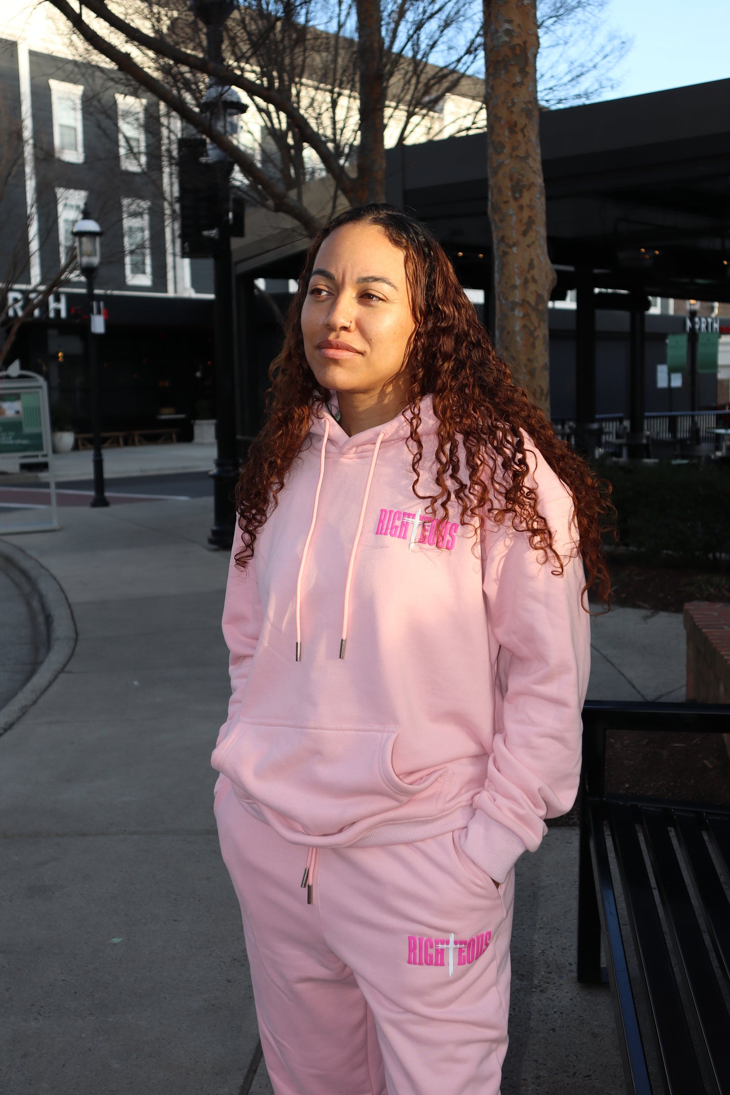 Pink Righteous Sweatpants